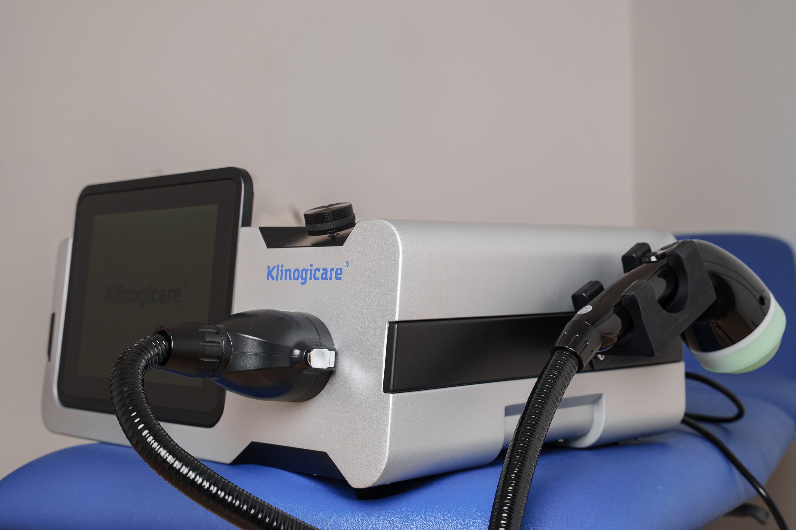 Klinogicare Shockwave Storm Focus applicator for focused shockwave therapy