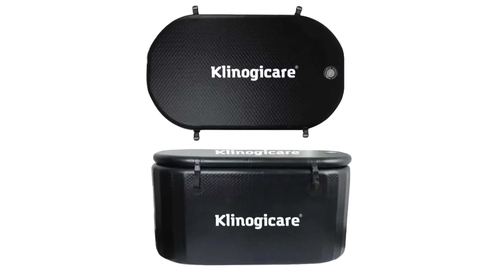 Vasca ovale Klinogicare&reg; Ice Bath con chiller per uso interno o esterno